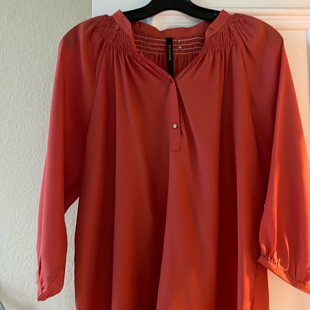 Renee burnt orange top